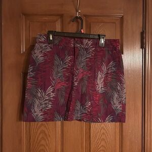 Sonoma Red Mini Skort Resort Wear